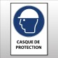 Panneau EPI - Casque de protection obligatoire - M014 - ISO 7001
