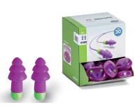 Bouchons d'oreilles Rockets - Réutilisables 30 dB - Lot de 50 unités  - AVEC cordelette