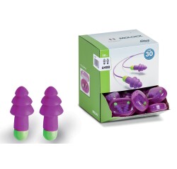 Bouchons d'oreilles Rockets - Réutilisables 30 dB - Lot de 50 unités  - AVEC cordelette