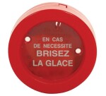 Boîte à clés de secours - Format rond diam.100 mm - Plastique ABS