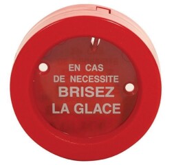 Boîte à clés de secours - Format rond diam.100 mm - Plastique ABS