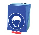 Boîte de rangement EPI - Casque Boite bleue - Grand format - ABS