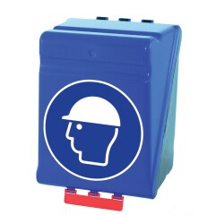 Boîte de rangement EPI - Casque Boite bleue - Grand format - ABS