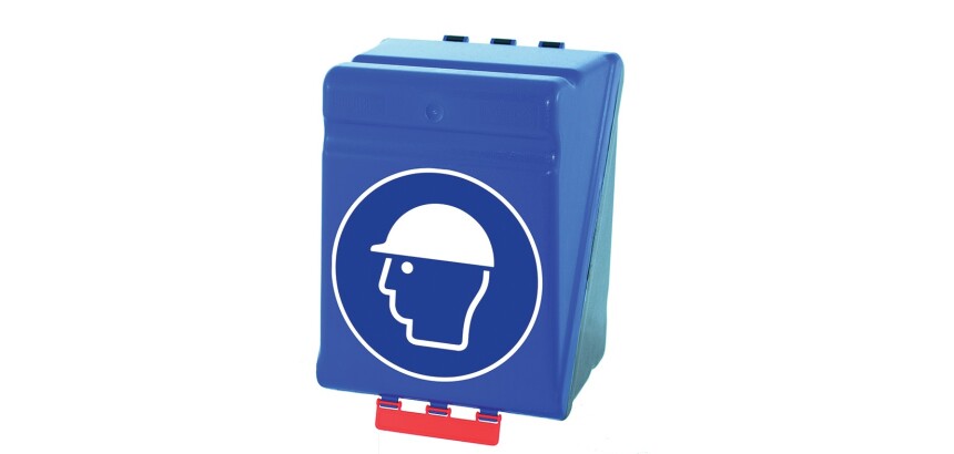 Boîte de rangement EPI - Casque Boite bleue - Grand format - ABS
