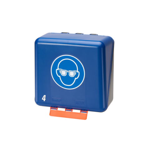 Boîte de rangement EPI pour lunettes – ABS bleu – Sécurité pro