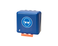 Boîte de rangement EPI pour lunettes – ABS bleu – Sécurité pro