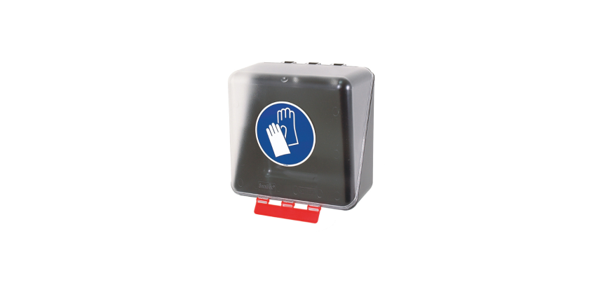 Boîte de rangement EPI - EPIBoite transparente pour gants de protection  - Mini
