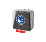 Boîte de rangement EPI - Protections Respiratoires Transparentes - ABS  - Mini