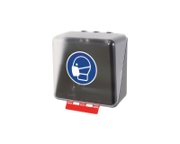 Boîte de rangement EPI - Protections Respiratoires Transparentes - ABS  - Mini