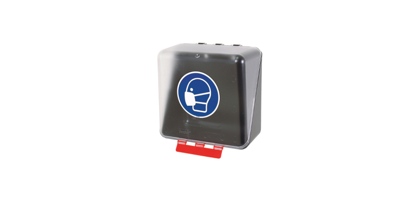 Boîte de rangement EPI - Protections Respiratoires Transparentes - ABS  - Mini