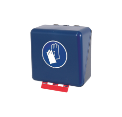 Boîte de rangement EPI - EPIBoite bleue pour Gants de Protection - ABS  - Mini