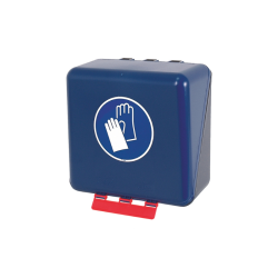 Boîte de rangement EPI - EPIBoite bleue pour Gants de Protection - ABS  - Mini