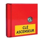 Boîte à clés - Porte pleine, clé triangle - 155x155 mm