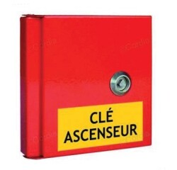 Boîte à clés - Porte pleine, clé triangle - 155x155 mm