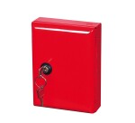 Boîte de secours - Sans vitre - 160 x 120 x 45 mm - Acier