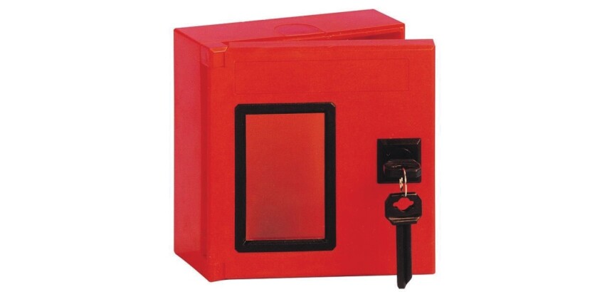 Boîte à clés - Anticorrosion salin - 125x125x40mm - ABS