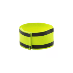 Brassard Jaune Rétrofléchissant porte badge