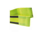 Brassard jaune rétroréfléchissant haute visibilité velcro