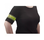 Brassard jaune rétroréfléchissant haute visibilité velcro