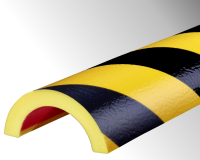 Butoir de protection – Mousse PU jaune/noir – Ultra souple 1 m
