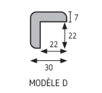 Butoir de protection d'angle - Mousse - EVA- L 75 cm ou 5 m