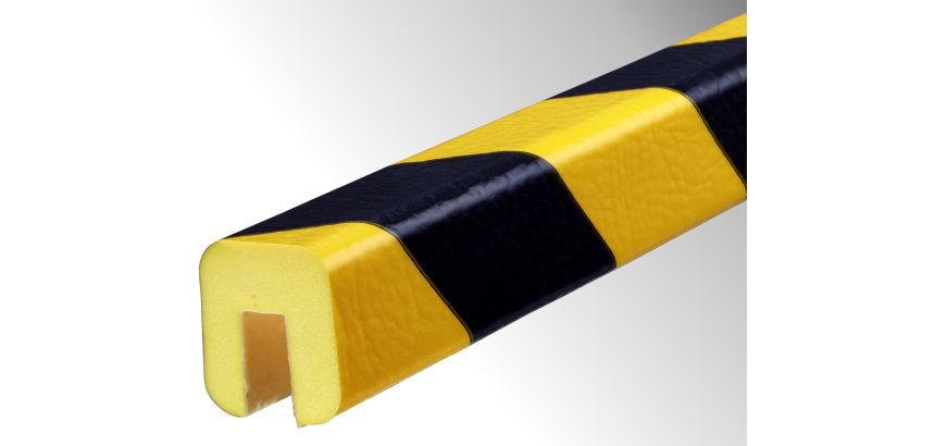 Butoir de protection en U flexible - Longueur 1 m - Mousse PU