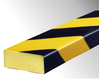 Butoir de protection plat adhésif – Profil D - Mousse polyuréthane