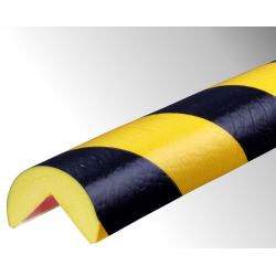 Butoir de protection - Flexible jaune et noir - Norme DIN 4102 B2 - Mousse polyuréthane