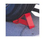 Cale de roue pour véhicules lourds - Tôle d'acier épaisseur 6 mm