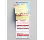 Carnet permis de feu – 50 liasses autocopiantes – 3 feuillets