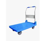 Chariot manutention pliable - 720 x 490 x 825 mm Acier Polypropylène