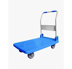 Chariot manutention pliable - 720 x 490 x 825 mm Acier Polypropylène