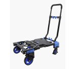 Chariot manutention pliable - Alu et Polypropylène - Charge 137kg