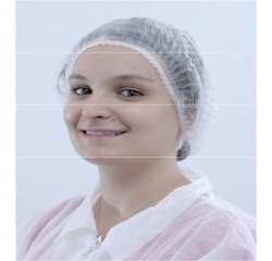 Charlotte Hygiénique - Bouffante Polypropylène - 100 unités