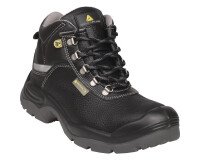 Chaussures de sécurité hautes en cuir - Norme EN61340-5-1  - 43