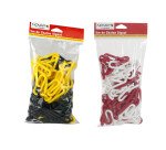 Chaîne de signalisation poteaux - Polyéthylène haute densité - 5m  - Rouge/Blanc