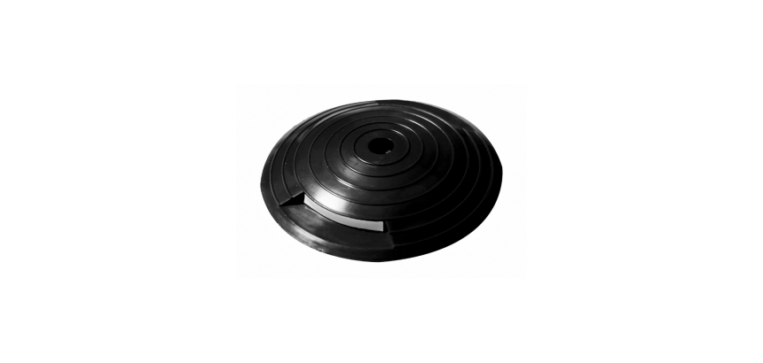 Clous de voirie - Réfléchissants noirs/blancs - Ø90 Polyuréthane