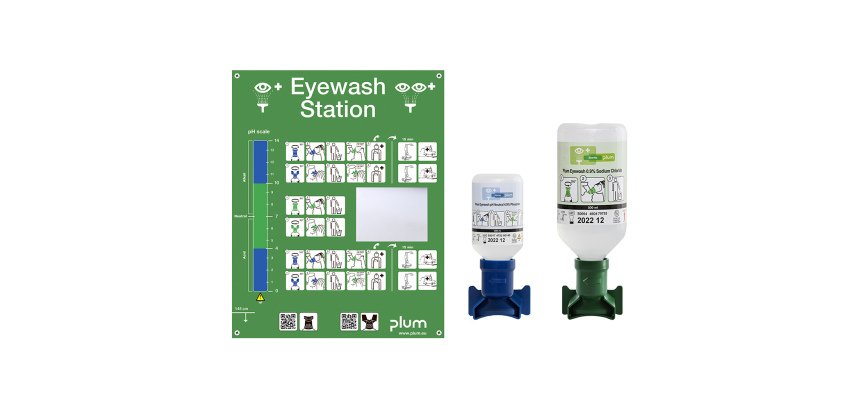 Kit Rinçage des yeux - Solution Neutre 200mL + Saline 500mL