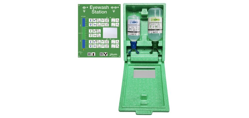 Lave-yeux Duo rinçage 15 min – Coffret Flacons 500 mL + 1000 mL