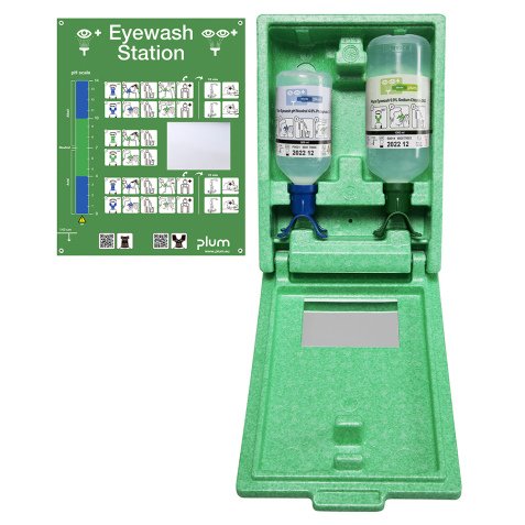 Lave-yeux Duo rinçage 15 min – Coffret Flacons 500 mL + 1000 mL