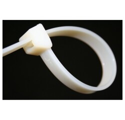 Colliers de serrage Haute Température - Polyamide - Lot de 100 ex  - 4 - - Naturel