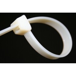 Colliers de serrage Haute Température - Polyamide - Lot de 100 ex  - 4 - - Naturel