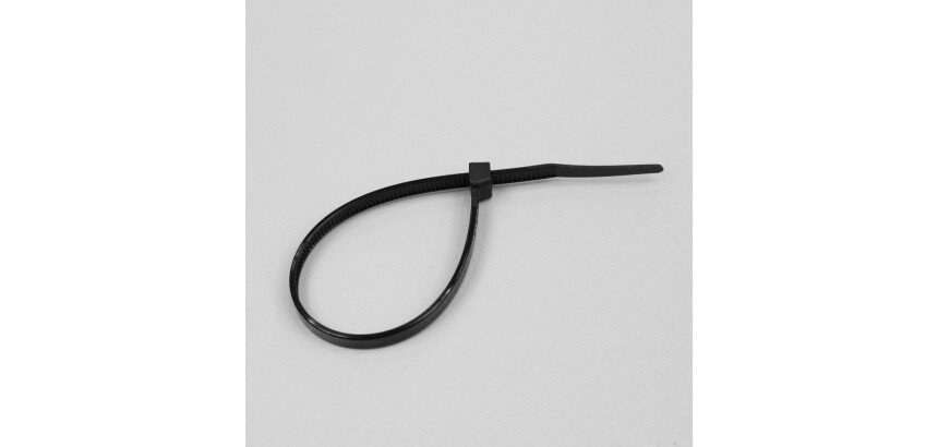 Colliers de serrage Haute Température - Polyamide - Lot de 100 ex  - 4 - - Noir