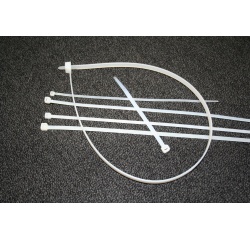 Colliers de serrage résistants - Polyamide Naturel - Lot de 100ex  - 2 -