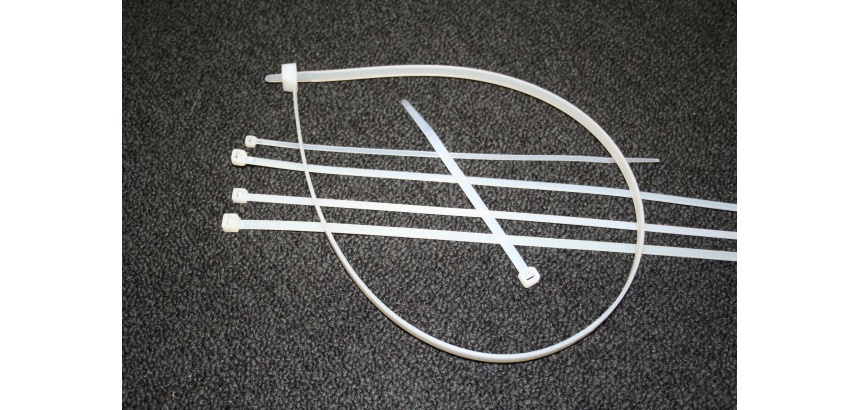 Colliers de serrage résistants - Polyamide Naturel - Lot de 100ex  - 3 -