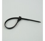 Colliers de serrage réutilisables - Largeur 4,8 mm - Polyamide 6.6  - 4 - - Noir