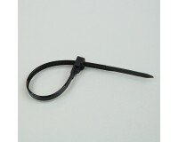 Colliers de serrage réutilisables - Largeur 4,8 mm - Polyamide 6.6  - 4 - - Noir