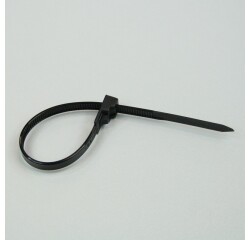 Colliers de serrage réutilisables - Largeur 4,8 mm - Polyamide 6.6  - 4 - - Noir