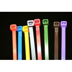 Colliers de serrage - Nylon 3,5 mm de Large - Lot de 100 ex  - 3 - - Violet