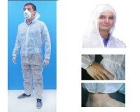 Combinaison jetable - Polypropylène non tissé - Capuche  - XXL
